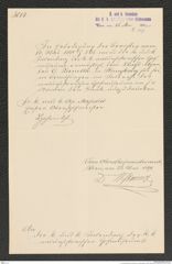 k.k. naturhistorisches Hofmuseum, Intendanzakten 1885-1896 (Hauer), Aktenzahl Z.357/1891, Seite 1